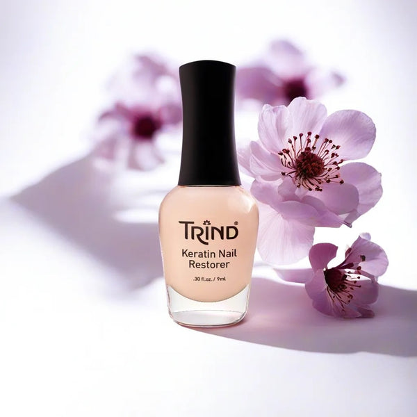 Trind Keratin Nail Restorer - Bare Nail Finish Strengthener - Formaldehyde Free