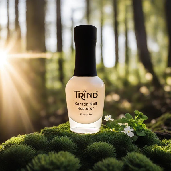 Trind Keratin Nail Restorer - Bare Nail Finish Strengthener - Formaldehyde Free