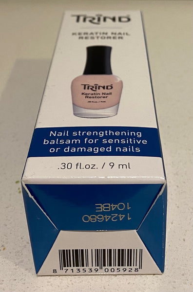 Trind Keratin Nail Restorer - Bare Nail Finish Strengthener - Formaldehyde Free