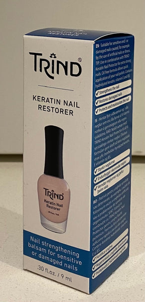 Trind Keratin Nail Restorer - Bare Nail Finish Strengthener - Formaldehyde Free